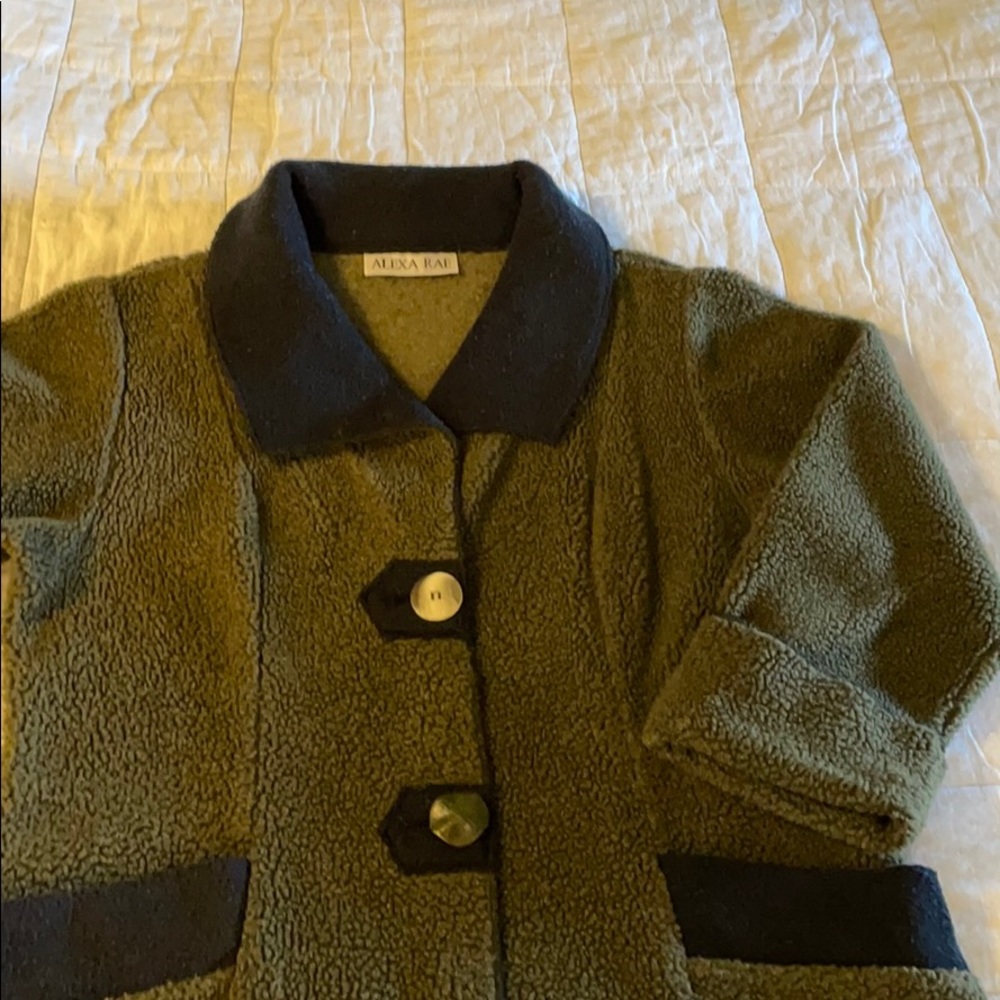 Vintage Fleece Borrowers Coat Alexa Rae - Picture 4 of 8